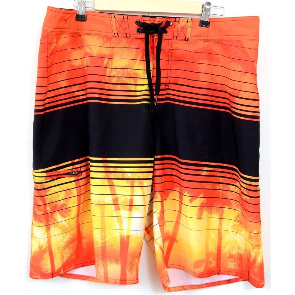 Hang Ten Men's 38 Colorful Beach‎ Surf Swim Trunks Board Shorts Beach Sporty